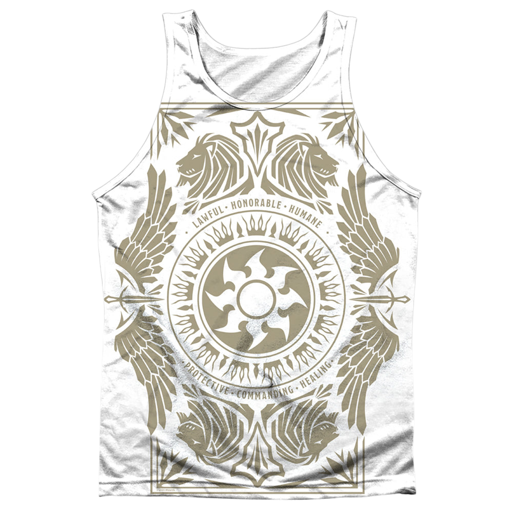 Magic the Gathering White Mana - Men's All Over Print Tank Top Men's All Over Print Tank Magic the Gathering   