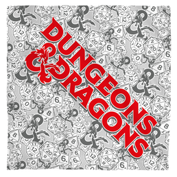 Dungeons & Dragons Cast Your Lot - Bandana Bandanas Dungeons & Dragons   
