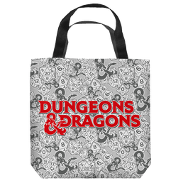 Dungeons & Dragons Cast Your Lot - Tote Bag Tote Bags Dungeons & Dragons   