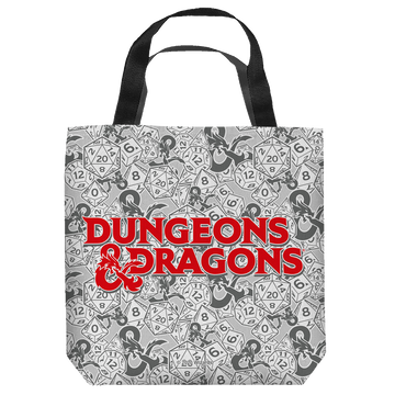 Dungeons & Dragons Cast Your Lot - Tote Bag Tote Bags Dungeons & Dragons   