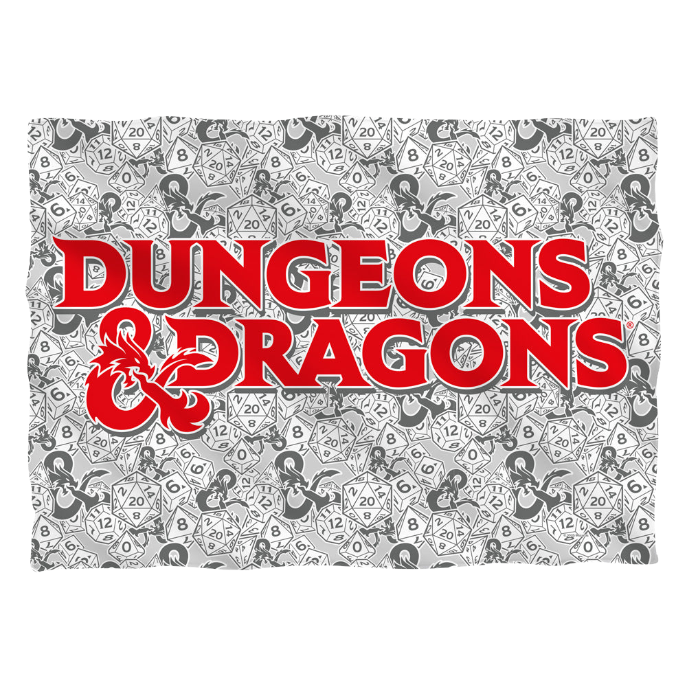 Dungeons & Dragons Cast Your Lot (Front/Back Print) - Pillow Case Pillow Cases Dungeons & Dragons   