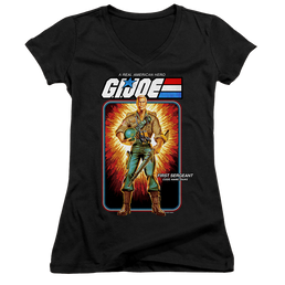 G.I. Joe Duke Card - Juniors V-Neck T-Shirt Juniors V-Neck T-Shirt G.I. Joe   