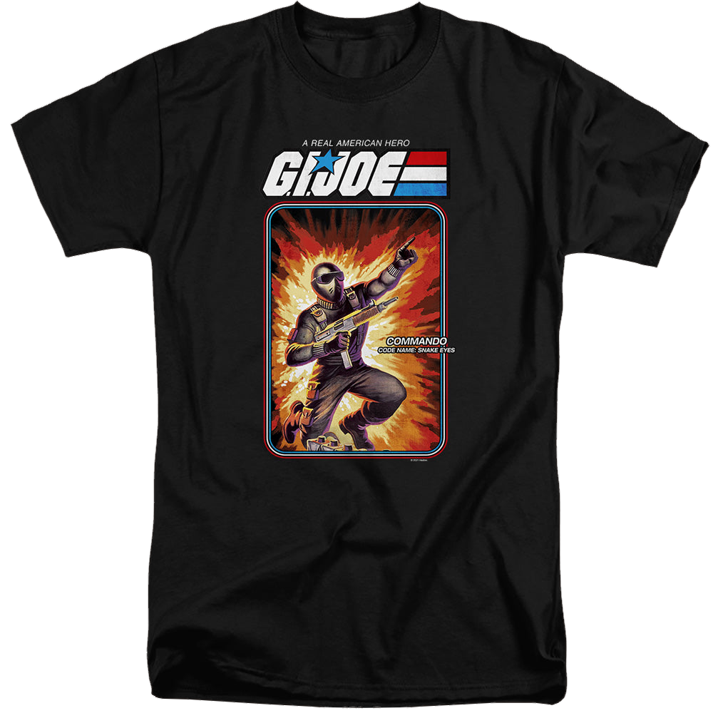 G.I. Joe Snake Eyes Card - Men's Tall Fit T-Shirt Men's Tall Fit T-Shirt G.I. Joe   