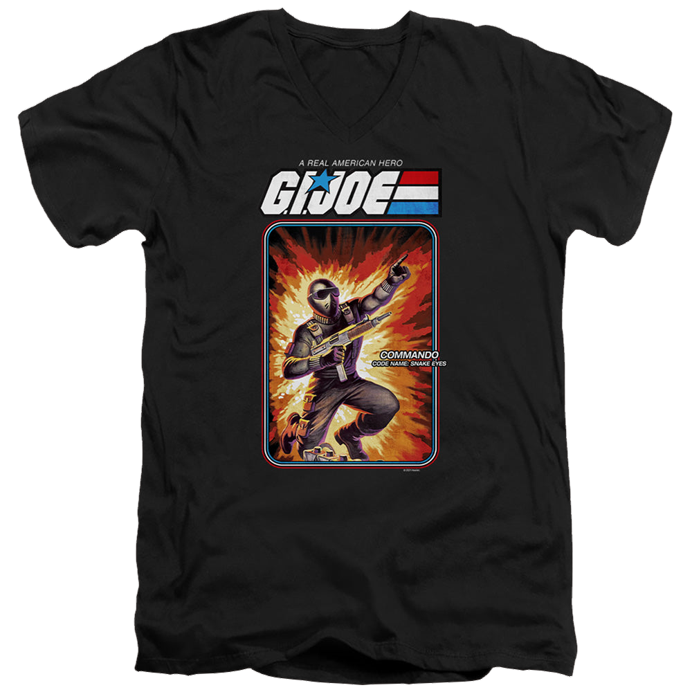G.I. Joe Snake Eyes Card - Men's V-Neck T-Shirt Men's V-Neck T-Shirt G.I. Joe   