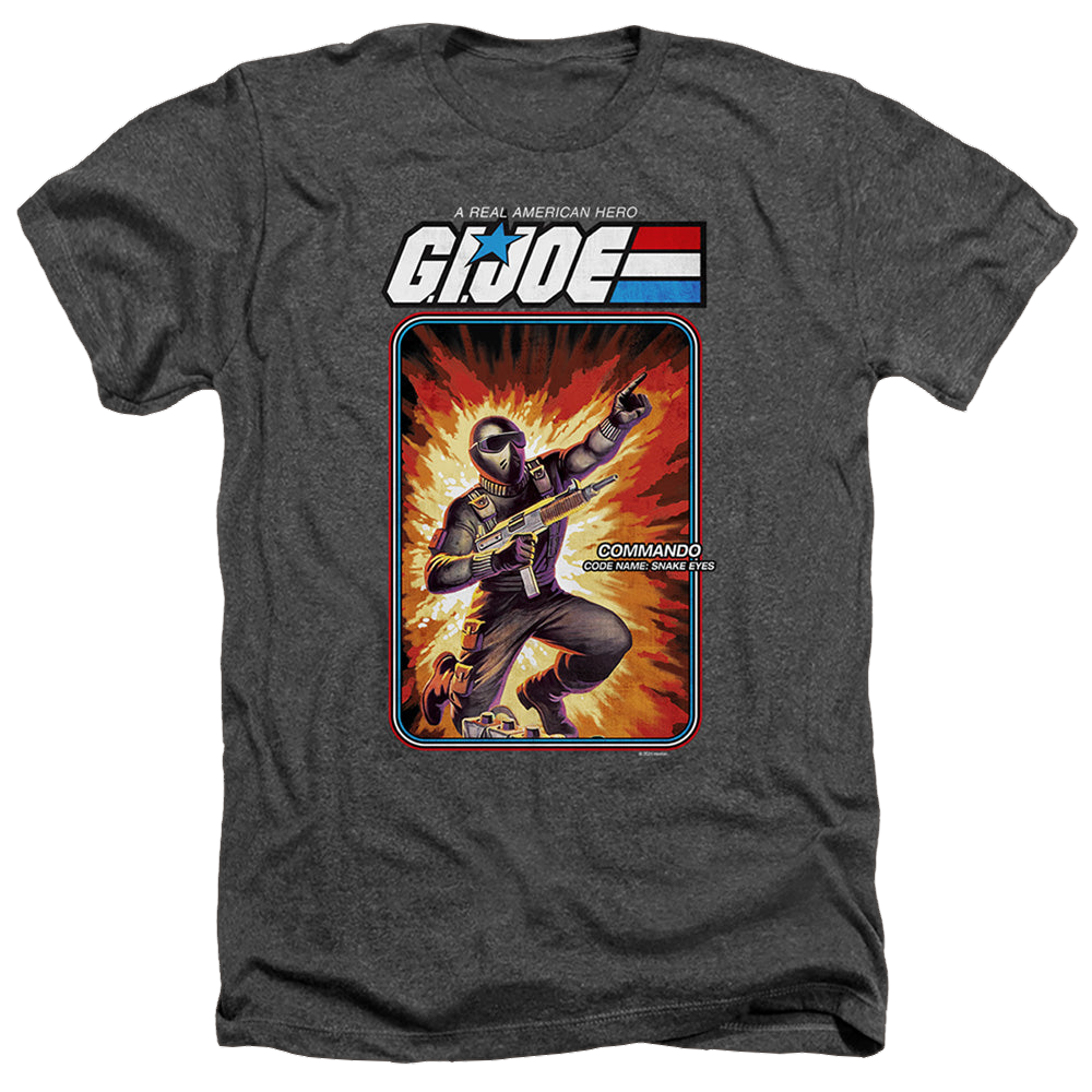 G.I. Joe Snake Eyes Card - Men's Heather T-Shirt Men's Heather T-Shirt G.I. Joe   