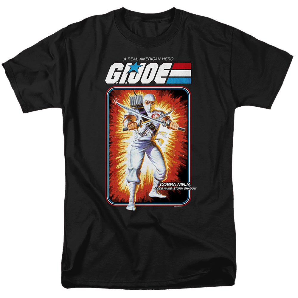G.I. Joe Storm Shadow Card - Men's Regular Fit T-Shirt Men's Regular Fit T-Shirt G.I. Joe   