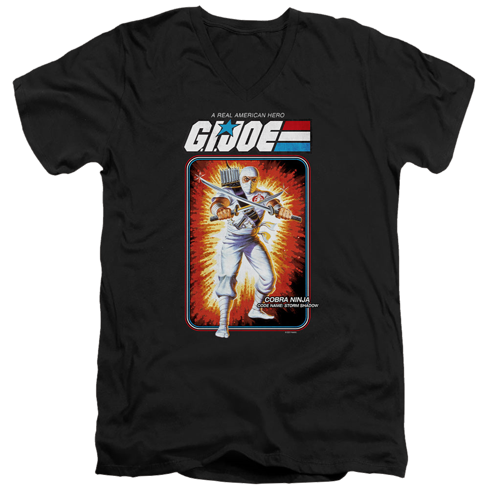 G.I. Joe Storm Shadow Card - Men's V-Neck T-Shirt Men's V-Neck T-Shirt G.I. Joe   