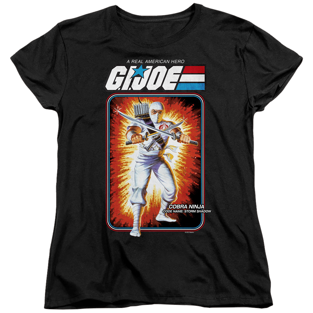 G.I. Joe Storm Shadow Card - Women's T-Shirt Women's T-Shirt G.I. Joe   