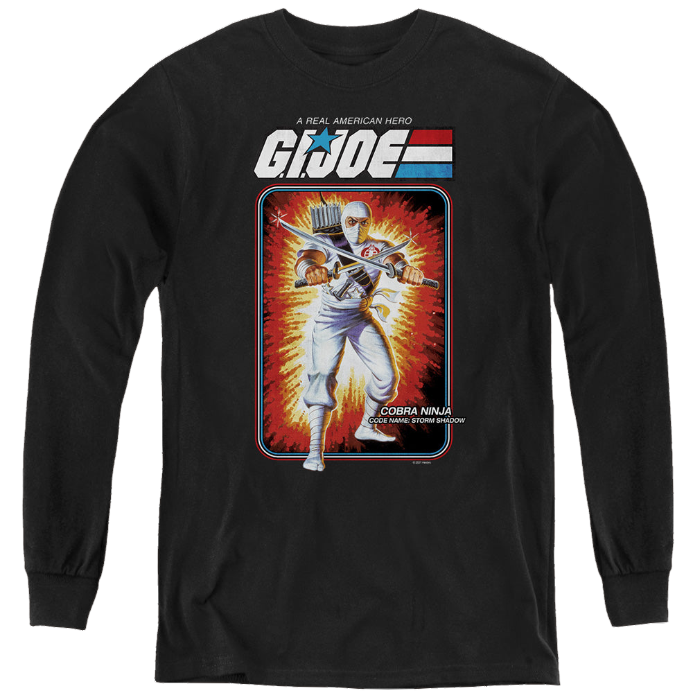 G.I. Joe Storm Shadow Card - Youth Long Sleeve T-Shirt Youth Long Sleeve T-Shirt G.I. Joe   