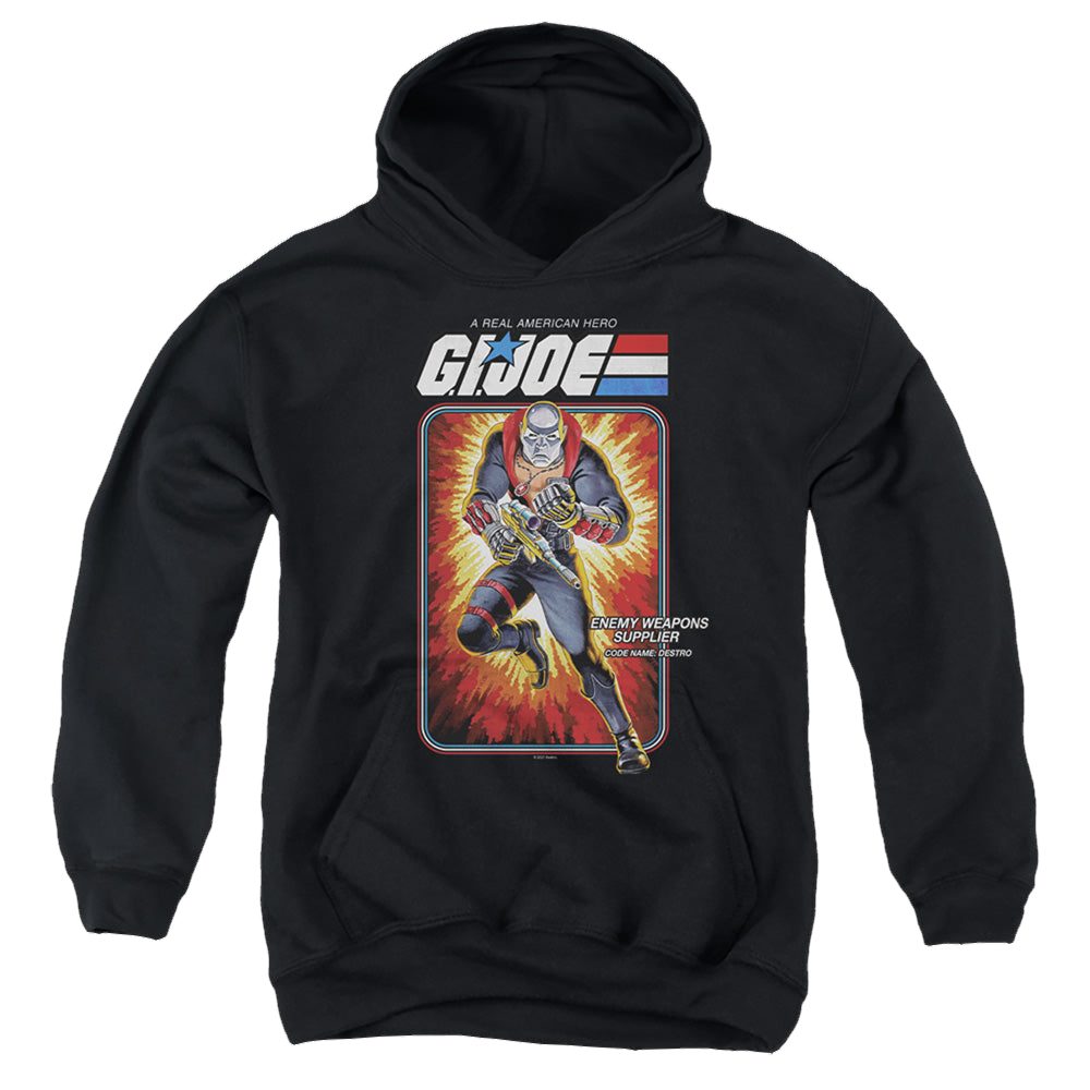 G.I. Joe Destro Card - Youth Hoodie Youth Hoodie (Ages 8-12) G.I. Joe   