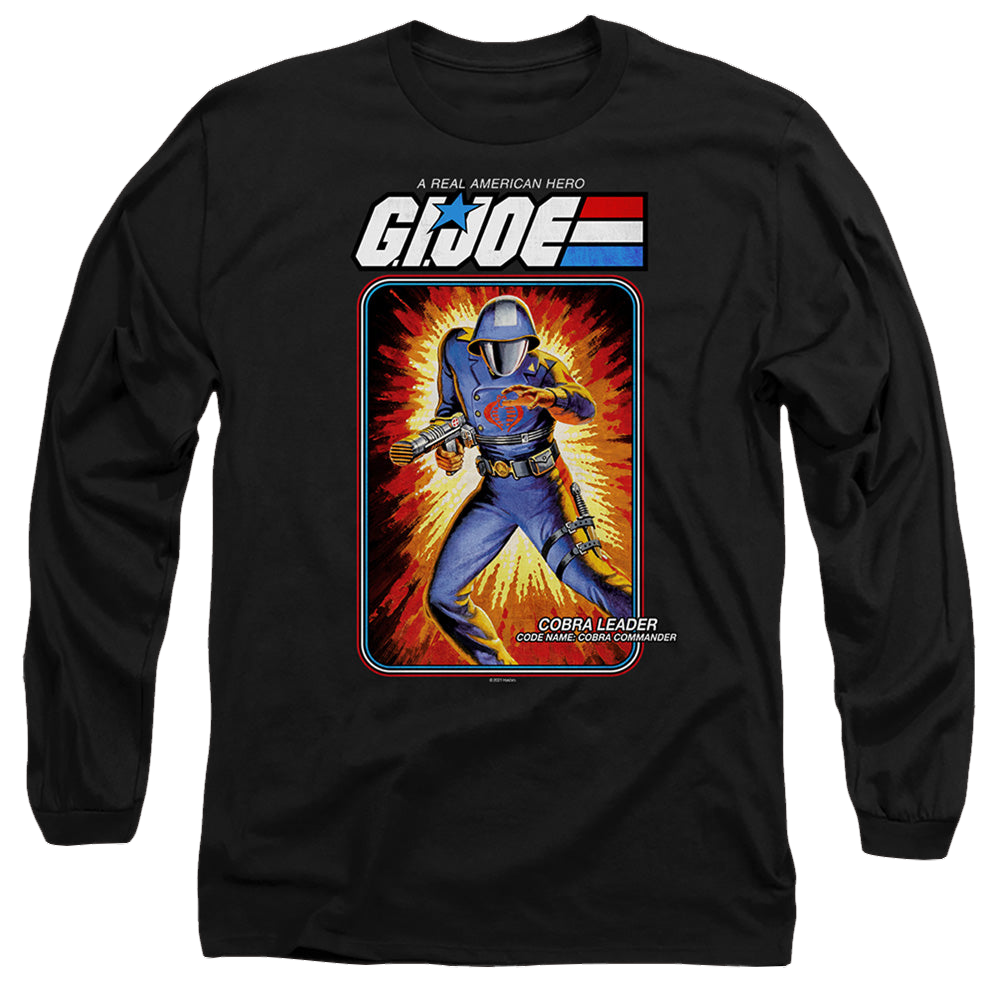 G.I. Joe Cobra Commander Card - Men's Long Sleeve T-Shirt Men's Long Sleeve T-Shirt G.I. Joe   
