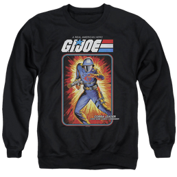 G.I. Joe Cobra Commander Card - Men's Crewneck Sweatshirt Men's Crewneck Sweatshirt G.I. Joe   