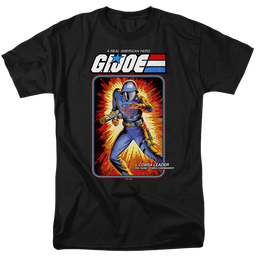 G.I. Joe Cobra Commander Card - Men's Regular Fit T-Shirt Men's Regular Fit T-Shirt G.I. Joe   