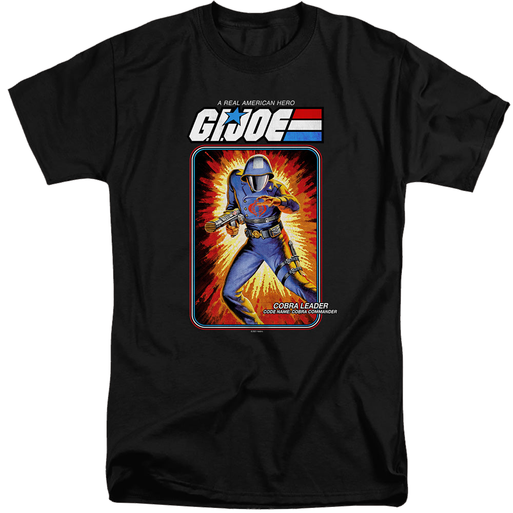 G.I. Joe Cobra Commander Card - Men's Tall Fit T-Shirt Men's Tall Fit T-Shirt G.I. Joe   