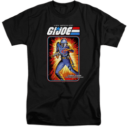 G.I. Joe Cobra Commander Card - Men's Tall Fit T-Shirt Men's Tall Fit T-Shirt G.I. Joe   