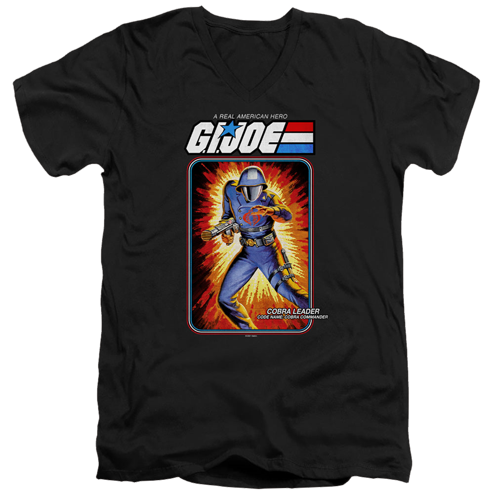 G.I. Joe Cobra Commander Card - Men's V-Neck T-Shirt Men's V-Neck T-Shirt G.I. Joe   
