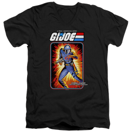 G.I. Joe Cobra Commander Card - Men's V-Neck T-Shirt Men's V-Neck T-Shirt G.I. Joe   