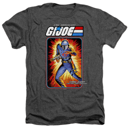 G.I. Joe Cobra Commander Card - Men's Heather T-Shirt Men's Heather T-Shirt G.I. Joe   