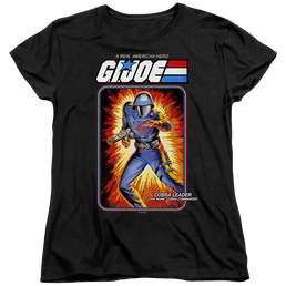 G.I. Joe Cobra Commander Card - Women's T-Shirt Women's T-Shirt G.I. Joe   