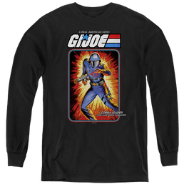 G.I. Joe Cobra Commander Card - Youth Long Sleeve T-Shirt Youth Long Sleeve T-Shirt G.I. Joe   