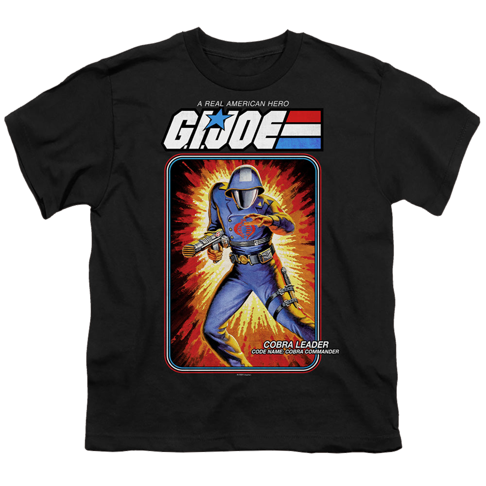 G.I. Joe Cobra Commander Card - Youth T-Shirt Youth T-Shirt (Ages 8-12) G.I. Joe   