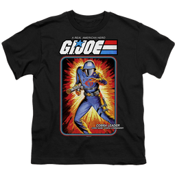 G.I. Joe Cobra Commander Card - Youth T-Shirt Youth T-Shirt (Ages 8-12) G.I. Joe   