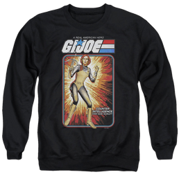 G.I. Joe Scarlett Card - Men's Crewneck Sweatshirt Men's Crewneck Sweatshirt G.I. Joe   