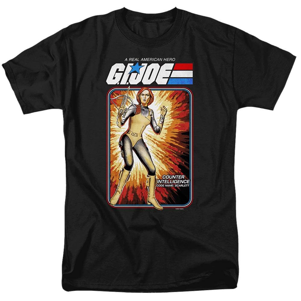 G.I. Joe Scarlett Card - Men's Regular Fit T-Shirt Men's Regular Fit T-Shirt G.I. Joe   