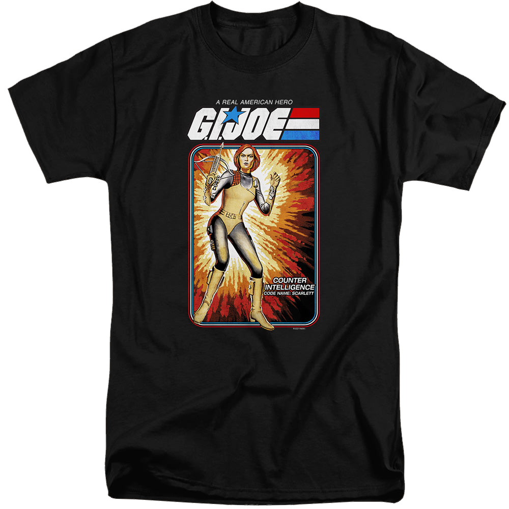 G.I. Joe Scarlett Card - Men's Tall Fit T-Shirt Men's Tall Fit T-Shirt G.I. Joe   
