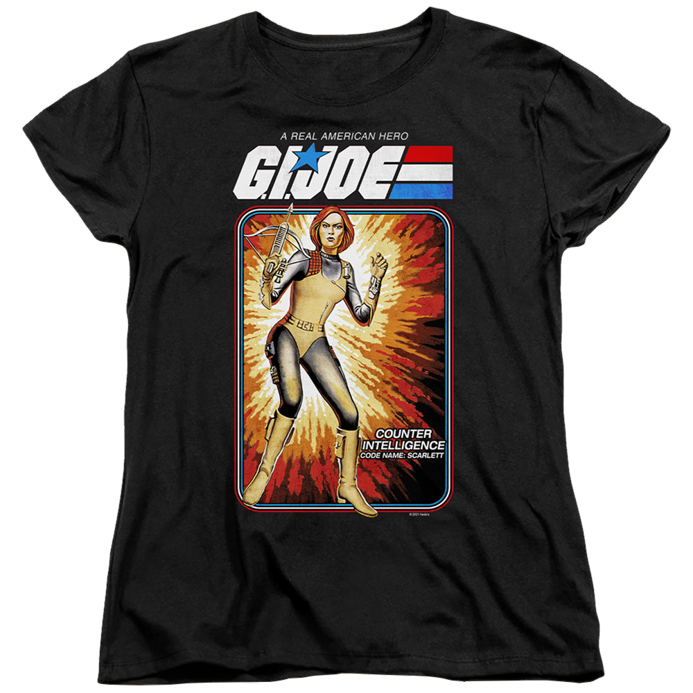 G.I. Joe Scarlett Card - Women's T-Shirt Women's T-Shirt G.I. Joe   