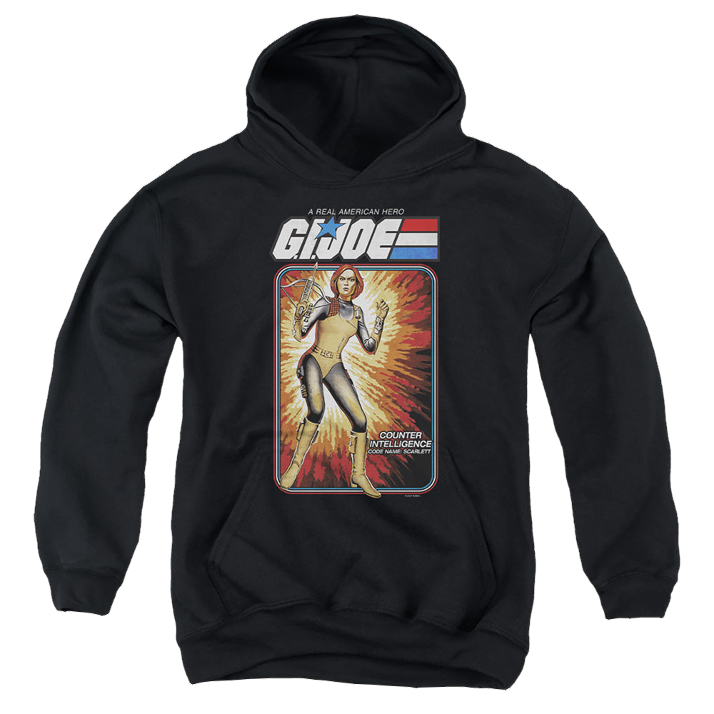 G.I. Joe Scarlett Card - Youth Hoodie Youth Hoodie (Ages 8-12) G.I. Joe   