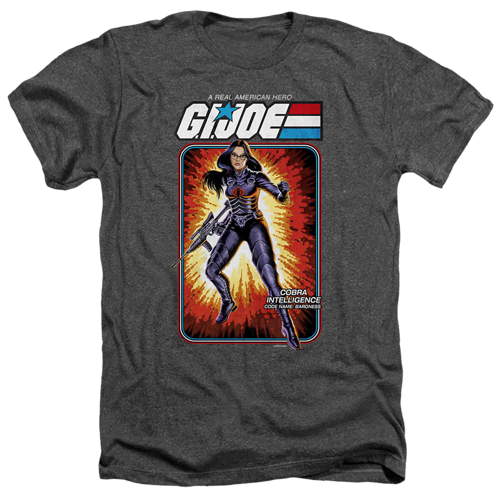 G.I. Joe Baroness Card - Men's Heather T-Shirt Men's Heather T-Shirt G.I. Joe   