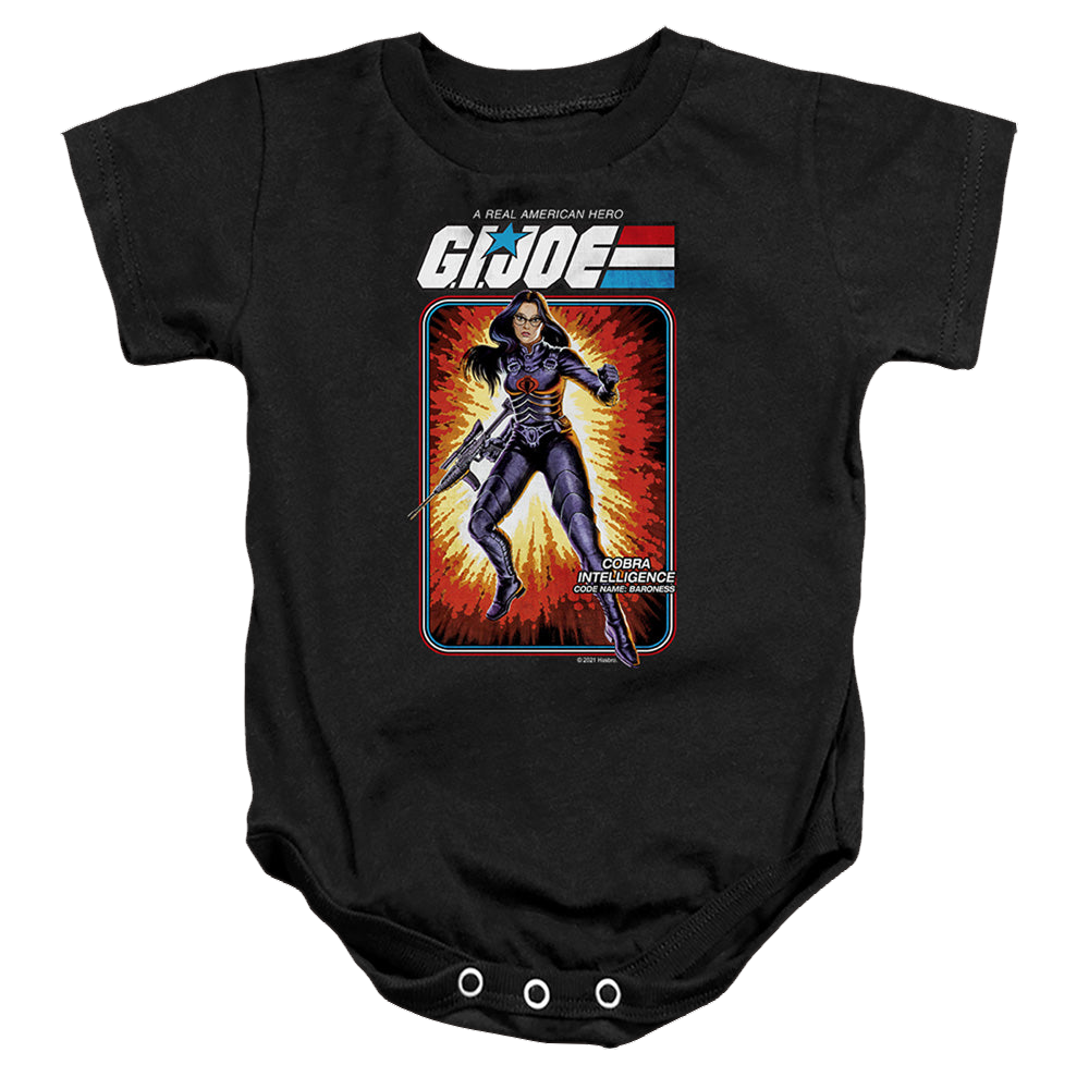G.I. Joe Baroness Card - Baby Bodysuit Baby Bodysuit G.I. Joe   