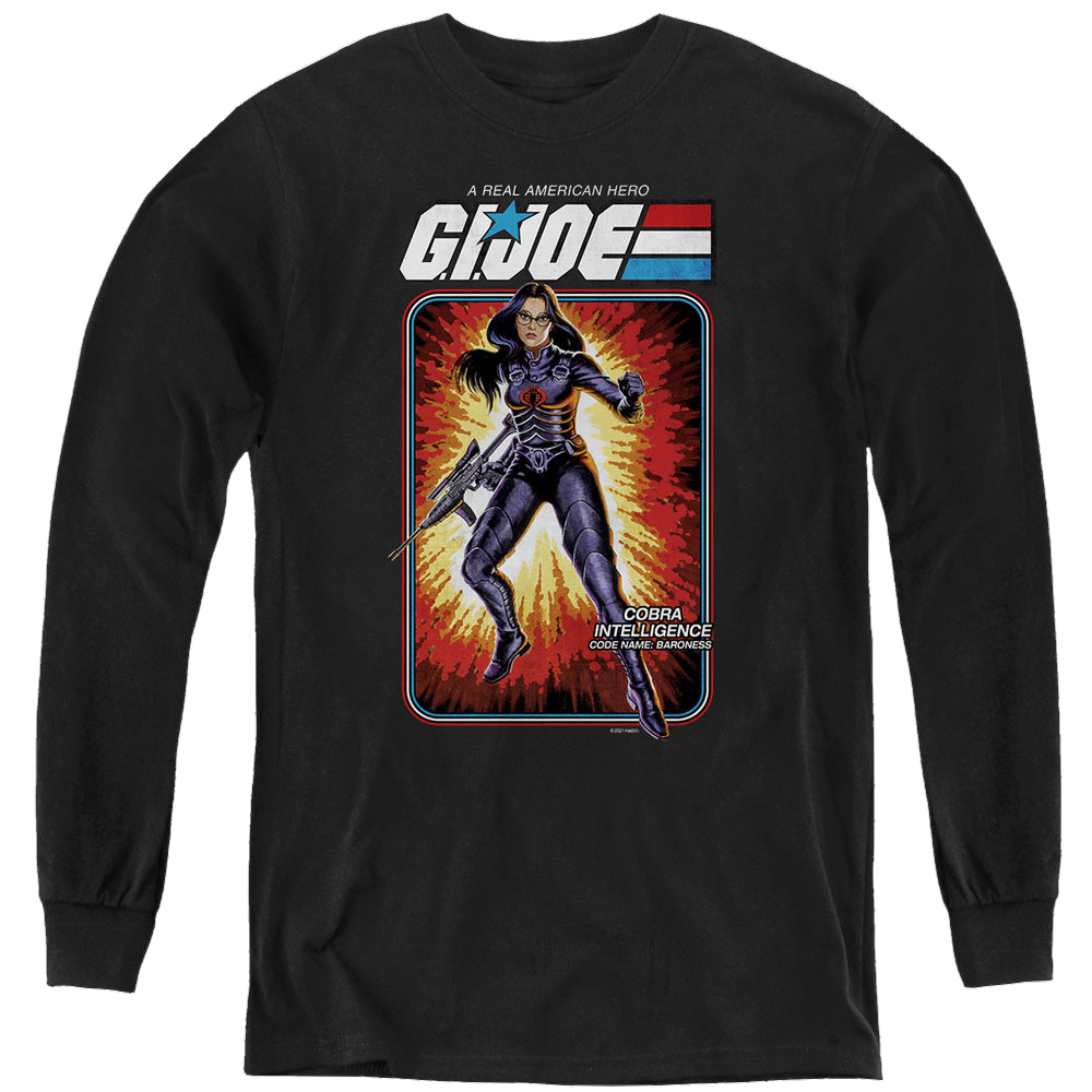 G.I. Joe Baroness Card - Youth Long Sleeve T-Shirt Youth Long Sleeve T-Shirt G.I. Joe   