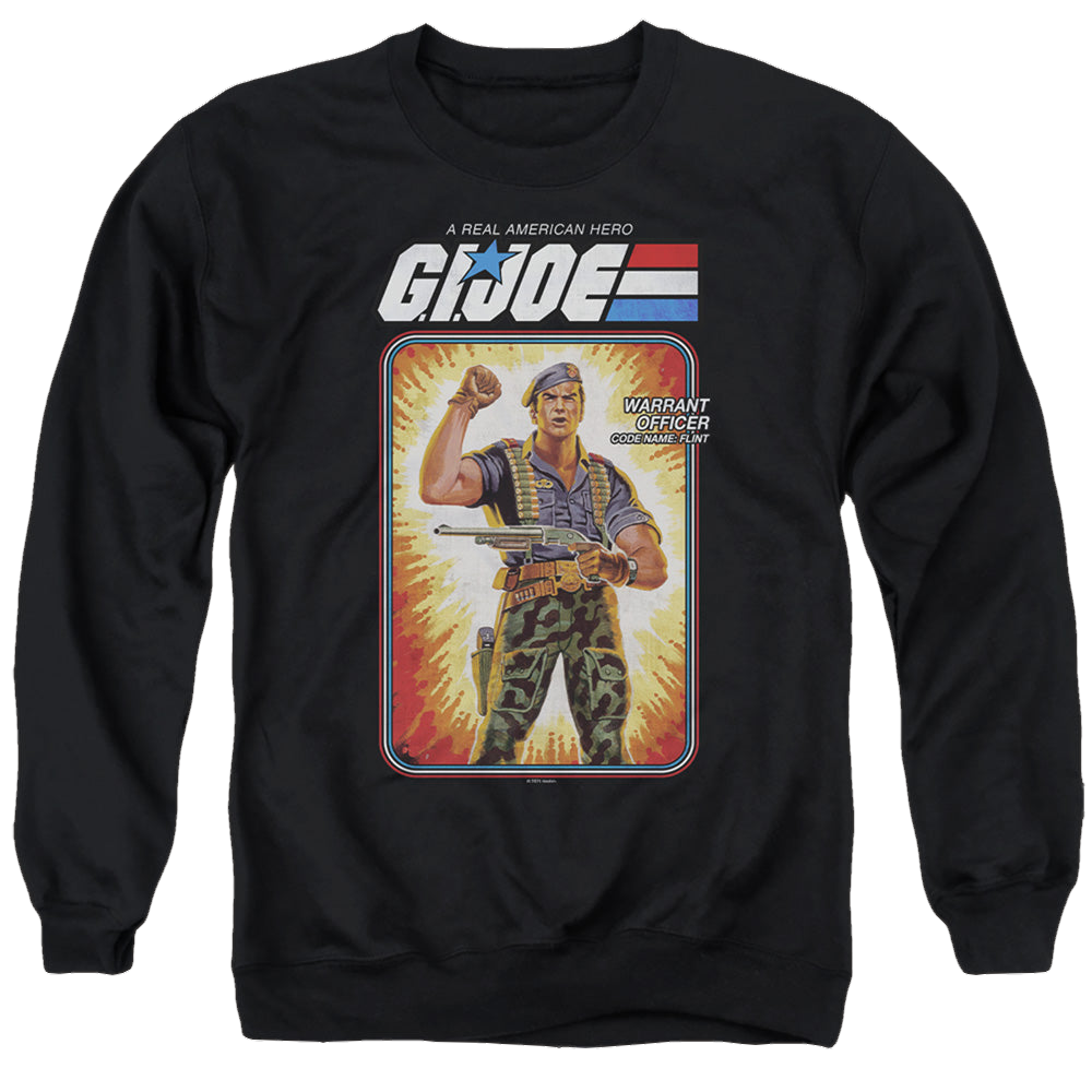 G.I. Joe Flint Card - Men's Crewneck Sweatshirt Men's Crewneck Sweatshirt G.I. Joe   