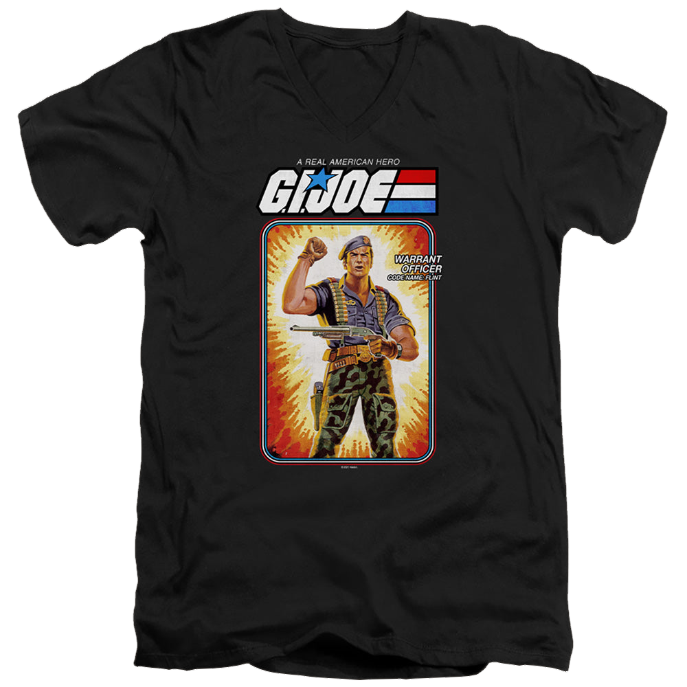 G.I. Joe Flint Card - Men's V-Neck T-Shirt Men's V-Neck T-Shirt G.I. Joe   