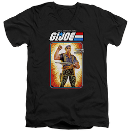 G.I. Joe Flint Card - Men's V-Neck T-Shirt Men's V-Neck T-Shirt G.I. Joe   