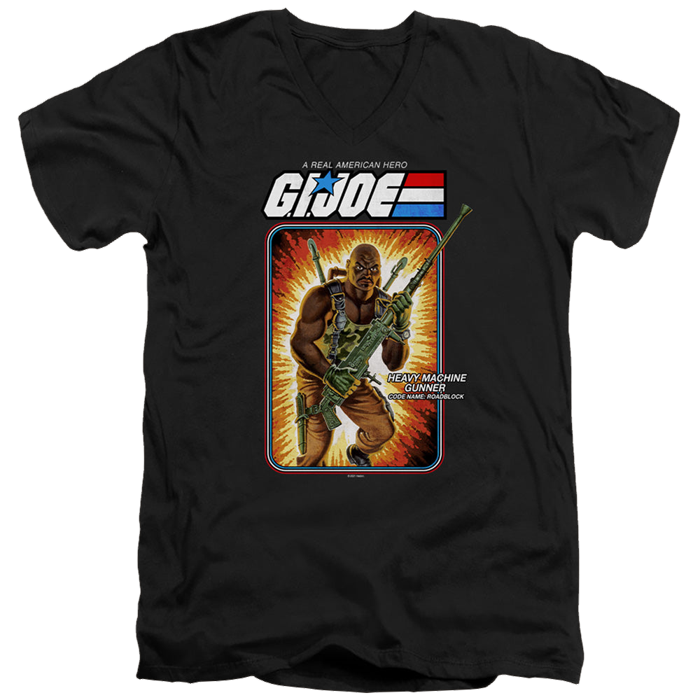 G.I. Joe Roadblock Card - Men's V-Neck T-Shirt Men's V-Neck T-Shirt G.I. Joe   