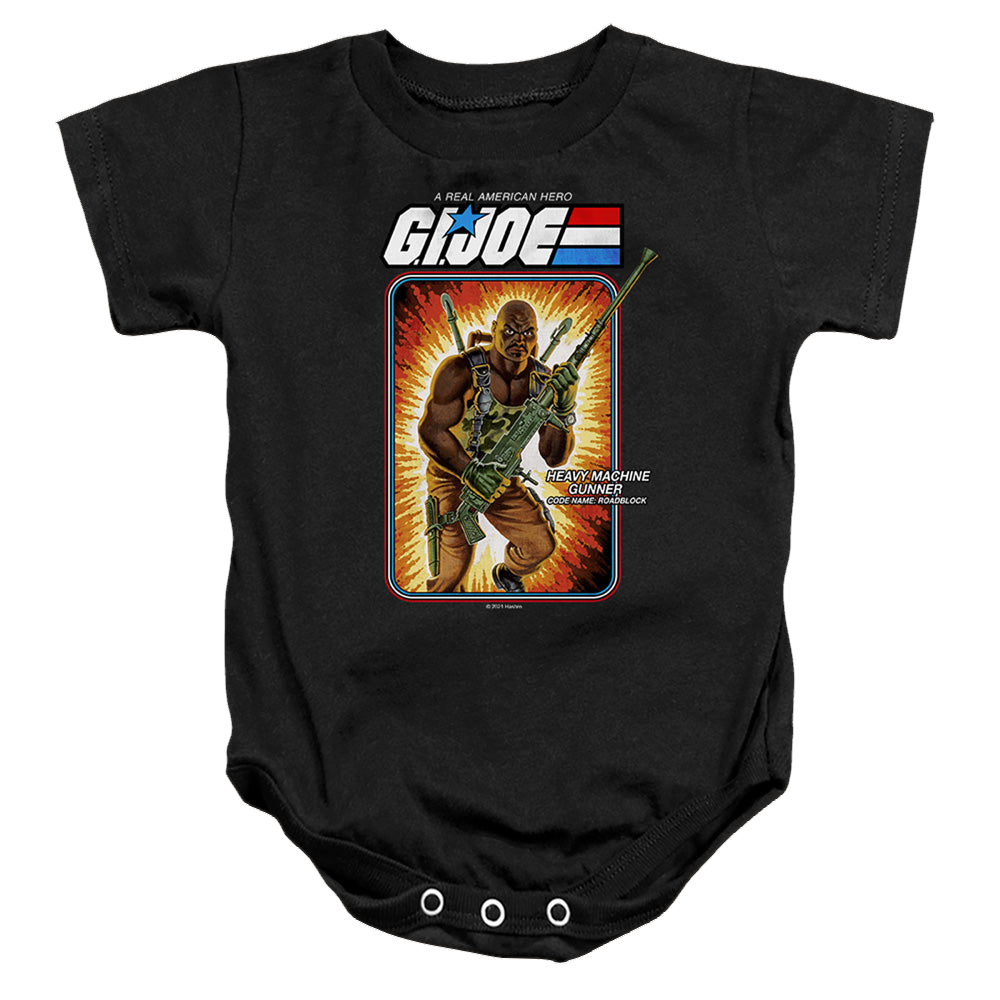 G.I. Joe Roadblock Card - Baby Bodysuit Baby Bodysuit G.I. Joe   