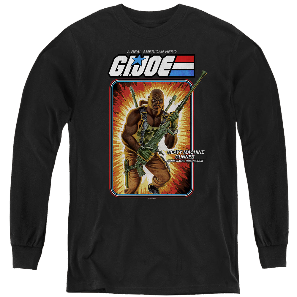 G.I. Joe Roadblock Card - Youth Long Sleeve T-Shirt Youth Long Sleeve T-Shirt G.I. Joe   