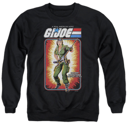 G.I. Joe Lady Jaye Card - Men's Crewneck Sweatshirt Men's Crewneck Sweatshirt G.I. Joe   