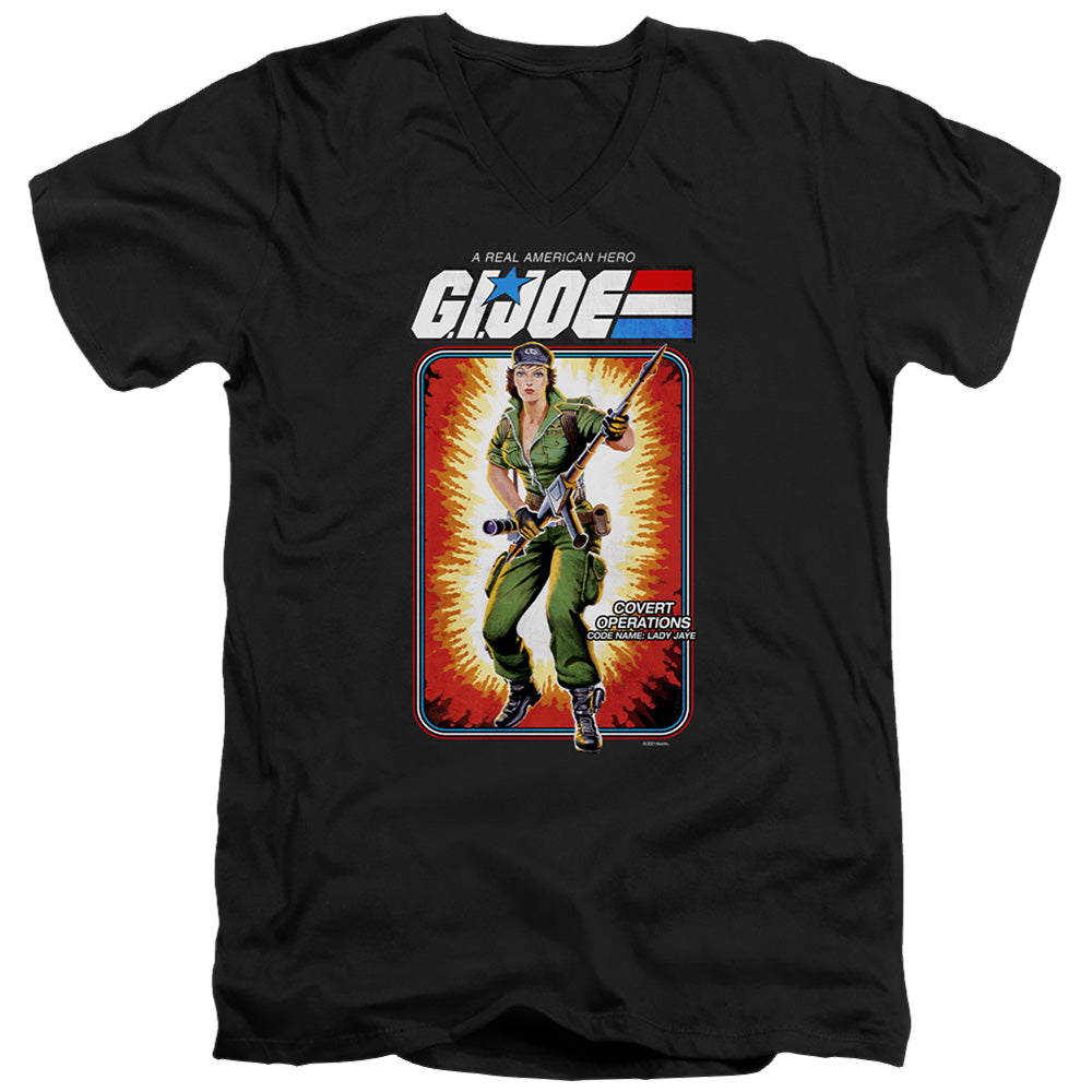 G.I. Joe Lady Jaye Card - Men's V-Neck T-Shirt Men's V-Neck T-Shirt G.I. Joe   