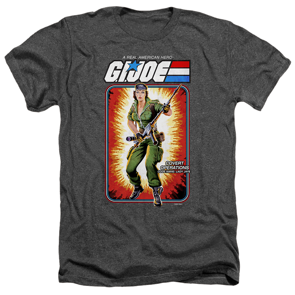G.I. Joe Lady Jaye Card - Men's Heather T-Shirt Men's Heather T-Shirt G.I. Joe   