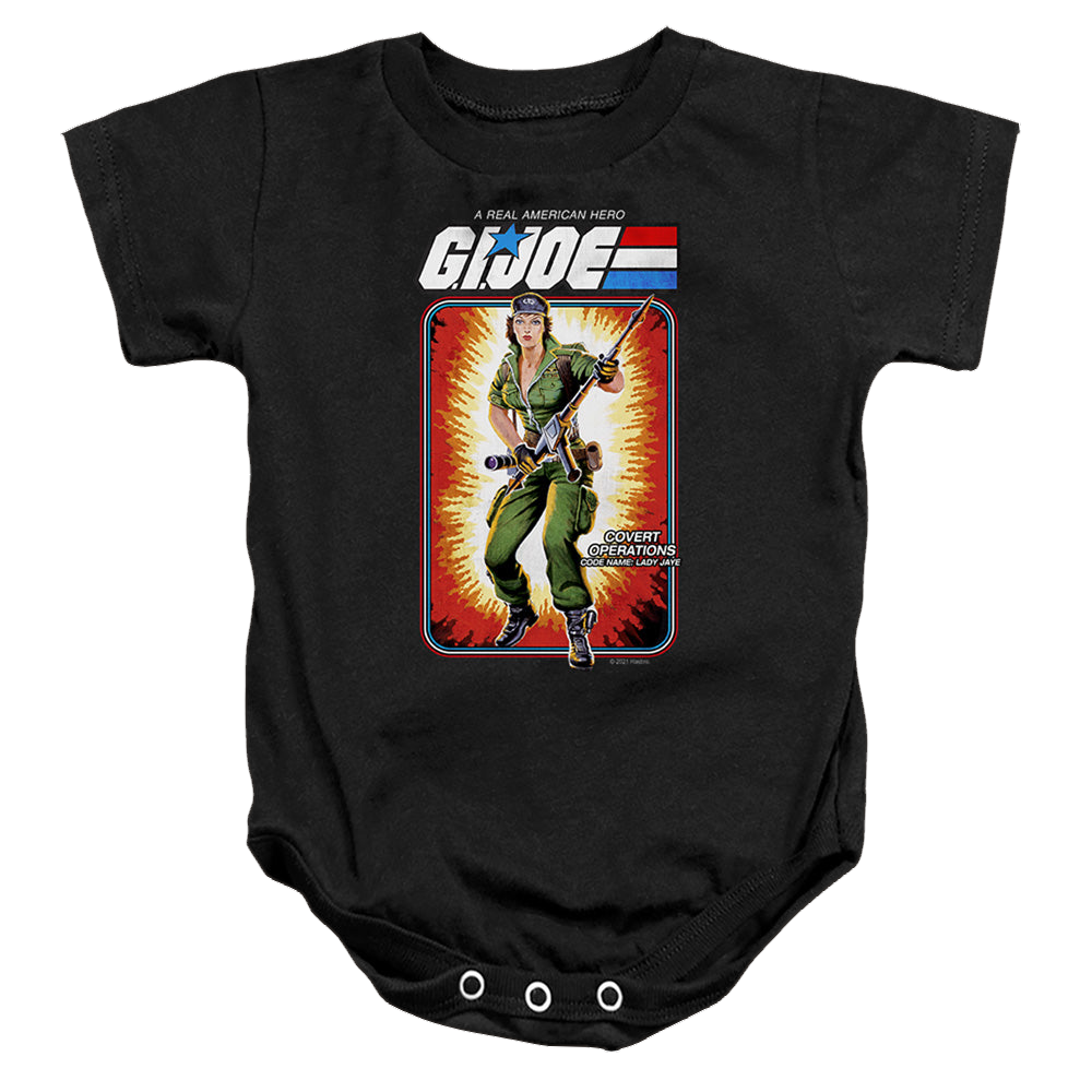 G.I. Joe Lady Jaye Card - Baby Bodysuit Baby Bodysuit G.I. Joe   