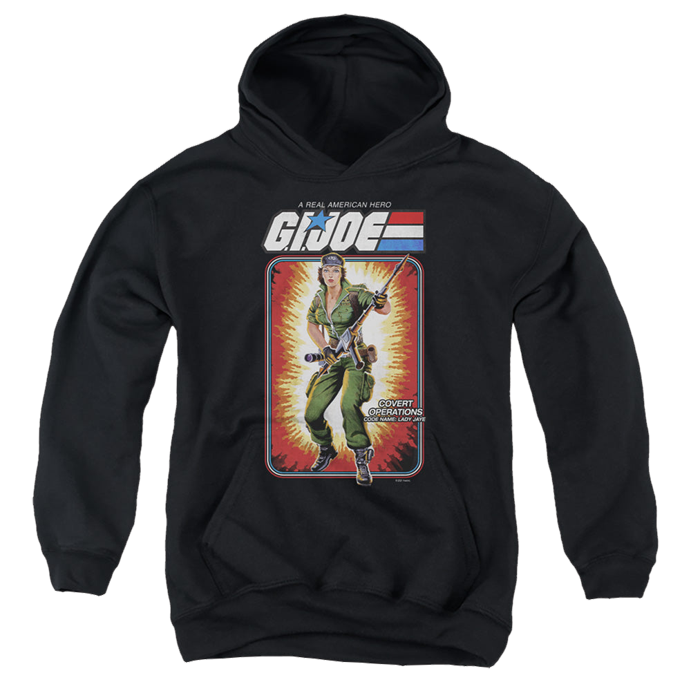 G.I. Joe Lady Jaye Card - Youth Hoodie Youth Hoodie (Ages 8-12) G.I. Joe   