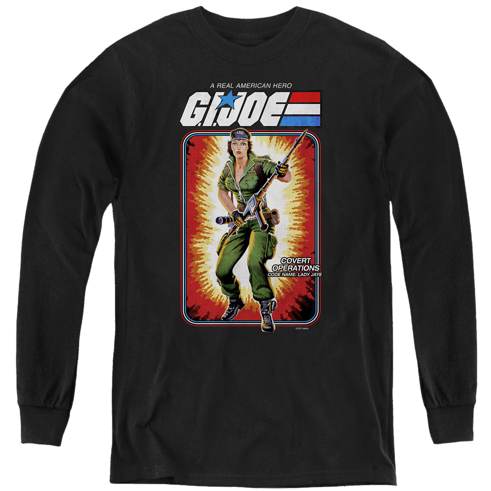 G.I. Joe Lady Jaye Card - Youth Long Sleeve T-Shirt Youth Long Sleeve T-Shirt G.I. Joe   