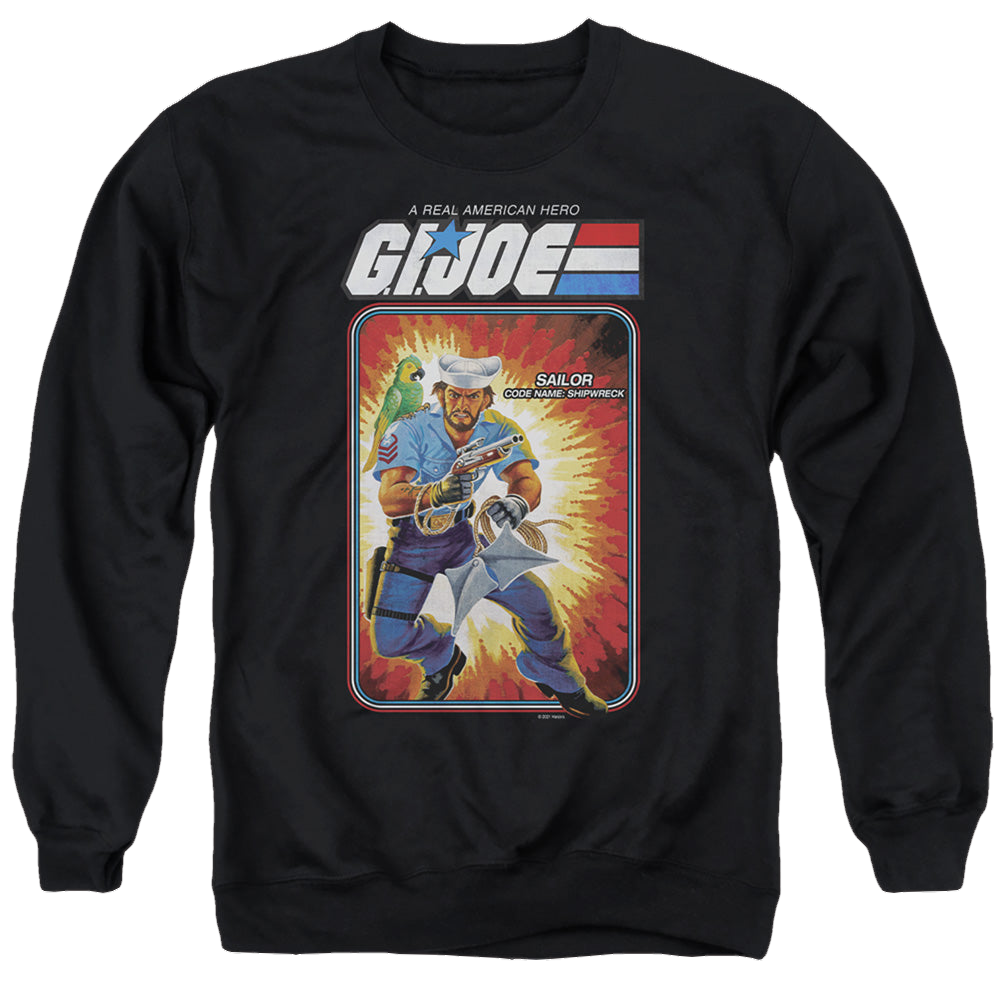 G.I. Joe Shipwreck Card - Men's Crewneck Sweatshirt Men's Crewneck Sweatshirt G.I. Joe   