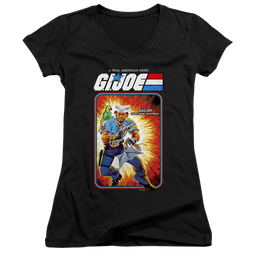 G.I. Joe Shipwreck Card - Juniors V-Neck T-Shirt Juniors V-Neck T-Shirt G.I. Joe   