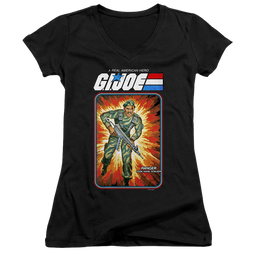 G.I. Joe Stalker Card - Juniors V-Neck T-Shirt Juniors V-Neck T-Shirt G.I. Joe   
