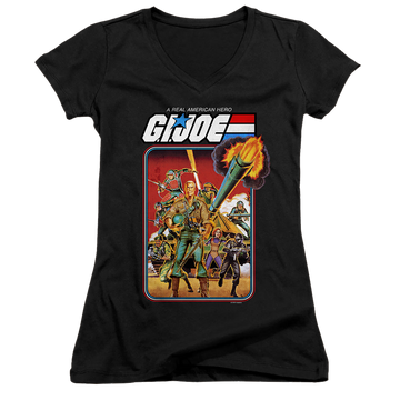 G.I. Joe Hero Group - Juniors V-Neck T-Shirt Juniors V-Neck T-Shirt G.I. Joe   